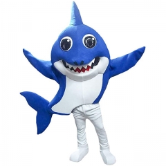 Baby Shark Custom Adult Walking Fur Human Animal Party Plush Movie Character Cartoon Mascot Costume for Adult Sh