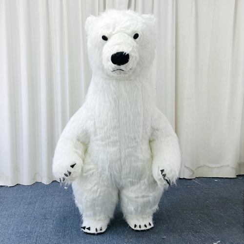 Inflatable Polar Bear Mascot Costume