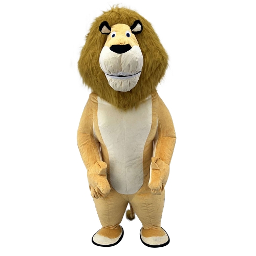 Inflatable lion mascot costume