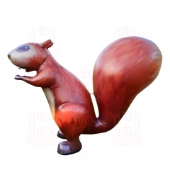 High quality customized cute animal cosplay walking inflatable squirrel costume for sale