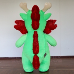 Dancing giant inflatable giant dragon costume for girl 2024 Chinese new year
