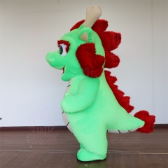 Dancing giant inflatable giant dragon costume for girl 2024 Chinese new year