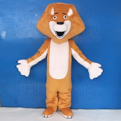 Adult Lion Cartoon Costume Mascot Plush Custom Design Cosplay Party Dress Up Mascot Costume