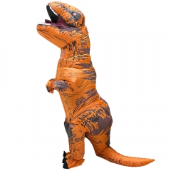 Funny walking children adult Dino Costume Trex Blow up Suit Inflatable T Rex Dinosaur Costume for Adult
