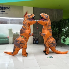 Funny walking children adult Dino Costume Trex Blow up Suit Inflatable T Rex Dinosaur Costume for Adult