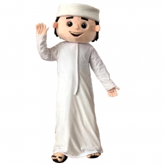 Human People Doll Lovely Adult Cartoon Boy Mascot Costume For Advertising