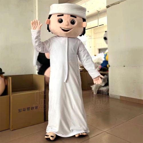 Human People Doll Lovely Adult Cartoon Boy Mascot Costume For Advertising