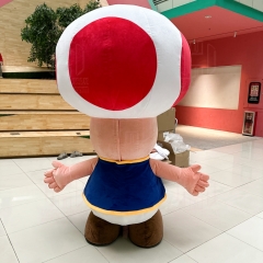 Hot Sale Cute Inflatable Mushroom Mascot Costume for Adults Christmas Cosplay Dress for Advertising Activity