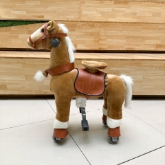 Free of power charging toy horse that walks Mechanically Ride On Animals Toy