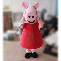 Peppa Pig Movie Cartoon Character Plush Mascot Costume XL/XXL Bear Costume Embroidery Cosplay Carnival