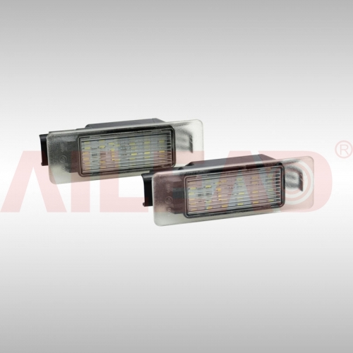 Peugeot/Citroen LED License Plate Lamp