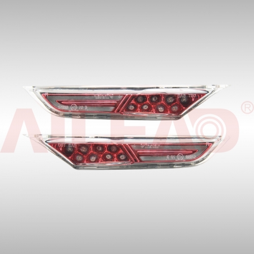 LED Side Markers Lights GT-R R35(Red Lens+Clear)