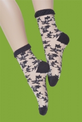 Crystal Jacquard Fashion Socks