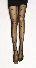 15D Sheer Jacquard Pantyhose