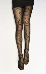 20D Sheer Jacquard Pantyhose