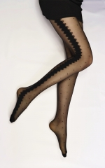 20D Sheer Jacquard Pantyhose