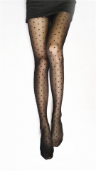 15D Sheer Jacquard Pantyhose