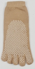 5-Toe Anti-Slip Bamboo Yoga Socks