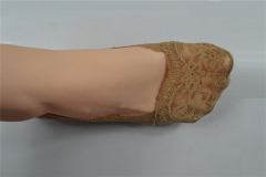 Lace Upper Full-Grip Liner Socks