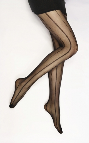 20D Sheer Jacquard Pantyhose