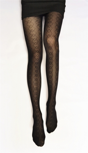 20D Sheer Jacquard Pantyhose