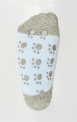 Boys' Anti-Slip Full-Terry Jacquard Cotton Socks