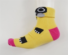 Convertible-Cuff Jacquard Cotton Socks