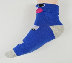 Convertible-Cuff Jacquard Cotton Socks