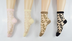 Crystal Jacquard Fashion Socks