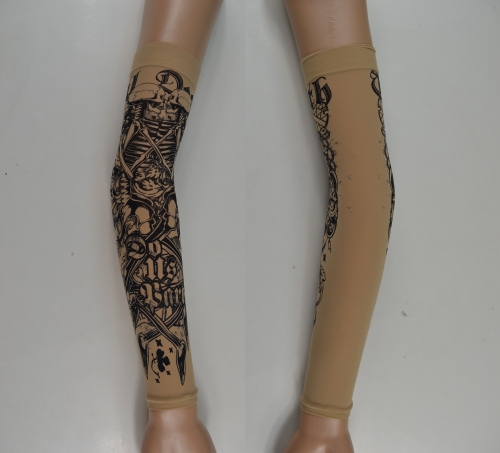 360 Degree Printed Tattoo Armsleeve 15D Sheer