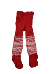 Children's Cotton Jacquard Tights