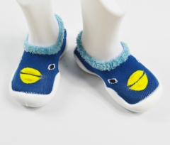 Baby Sock-Shoes 3D Jacquard Beak Low-Cut