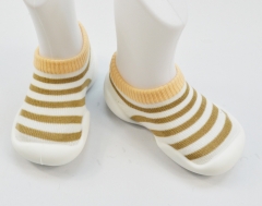 Baby Sock-Shoes Jacquard Stripes Low-Cut