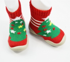 Baby Sock-Shoes Christmas Theme