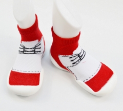 Baby Sock-Shoes Shoelacae Pattern