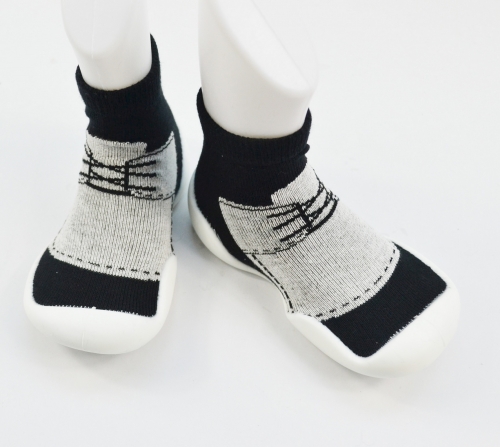Baby Sock-Shoes Shoelacae Pattern