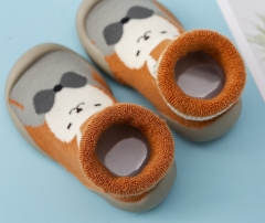 Baby Sock-Shoes Jacquard Cartoon Animal