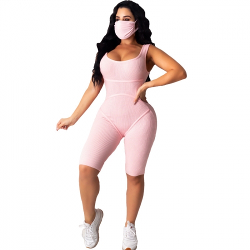 Sleeveless Yoga Jumpsuit