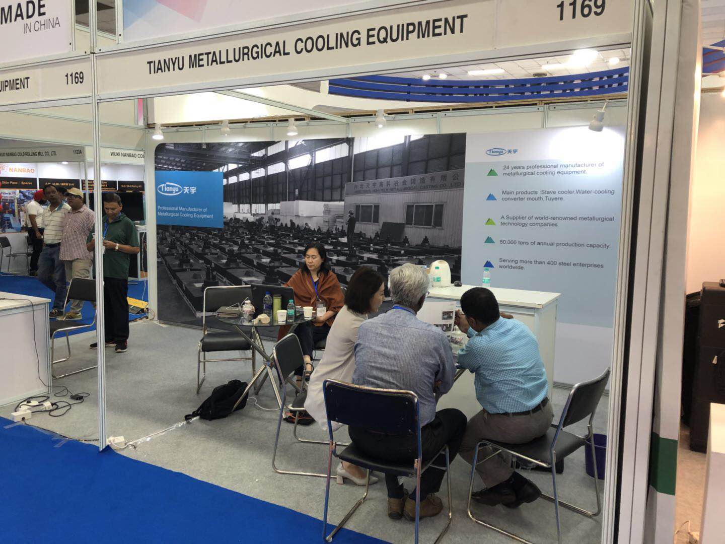 Tianyu participates in India's 12 th MMMM Expo in Delhi
