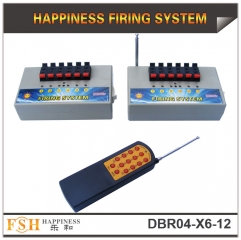 12 cues remote fireworks firing system with far distance remote ,FCC passed,fire all and sequential fire,6 cues for one receiver