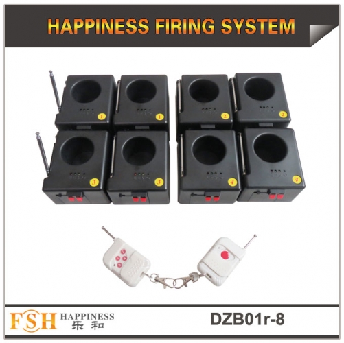 Fireworks firing system, 8 cues remote firing system for stage fountain, powered by 9V battery
