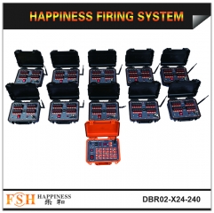 Fireworks firing system,500M remote range transmitter,new wire control function,240 cues expandable receivers