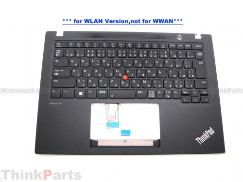 New/Original Lenovo ThinkPad T14s Gen 3 Palmrest Keybaord Bezel Japanese Backlit WLAN Upper 5M11G27290