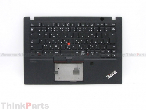 New/Original Lenovo ThinkPad T14s Palmrest Keyboard Bezel Japanese Backlit with Fingerprint Hole 5M10Z41406