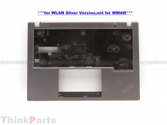 New/Original Lenovo ThinkPad X13 Gen 3 Palmrest Keyboard Bezel Upper WLAN Silver 5CB1H81767