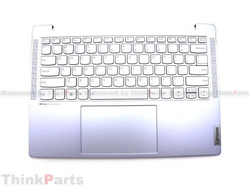 New/Original Lenovo Yoga Slim 6 14APU8 14IAP8 Palmrest Keyboard Bezel US Backlit Upper Case Silver 5CB1L64525