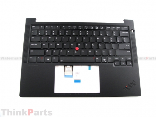 New/Original Lenovo ThinkPad E14 Gen 7 (21SX 21SY) Palmrest Keyboard Bezel US Backlit Black 5M11S09744