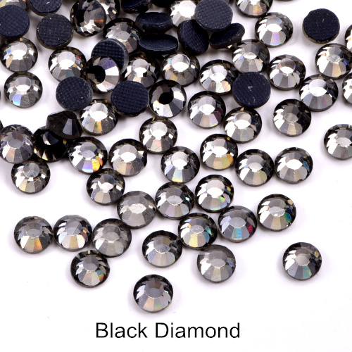 Black Diamond Color Hotfix DMC Rhinestone