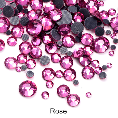 Rose Color Hotfix DMC Rhinestone