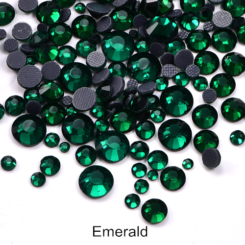 Emerald Color Hotfix DMC Rhinestone